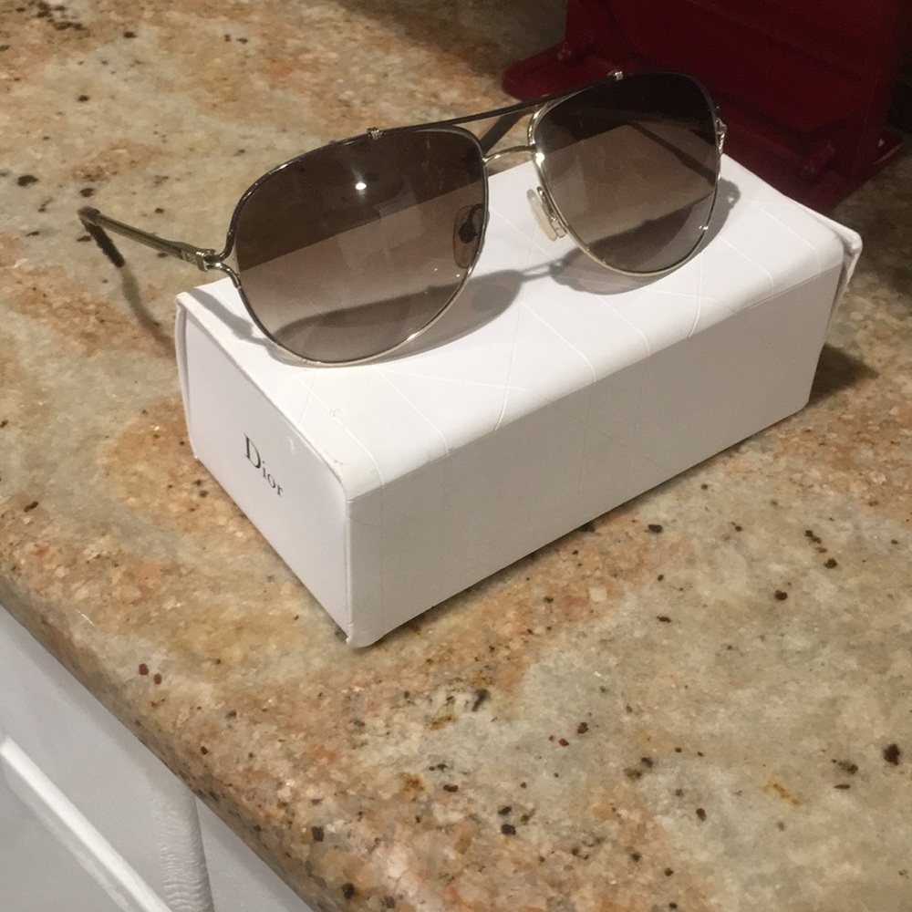 Dior sunglasses aviator authentic